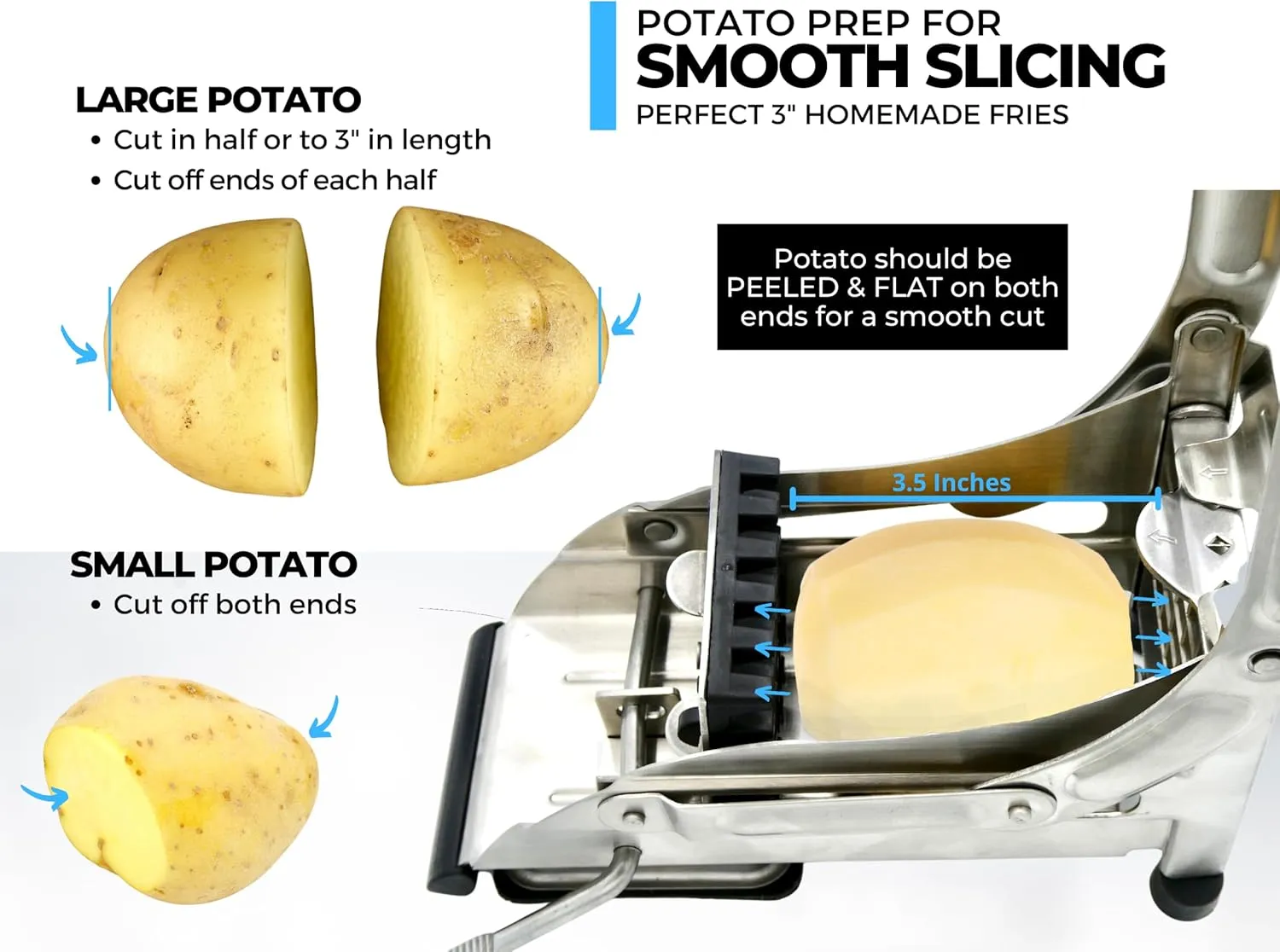 🔥 Best Seller - Sopito Home Professional Stainless Steel Potato Cutter 🏡🔪 - Image 6