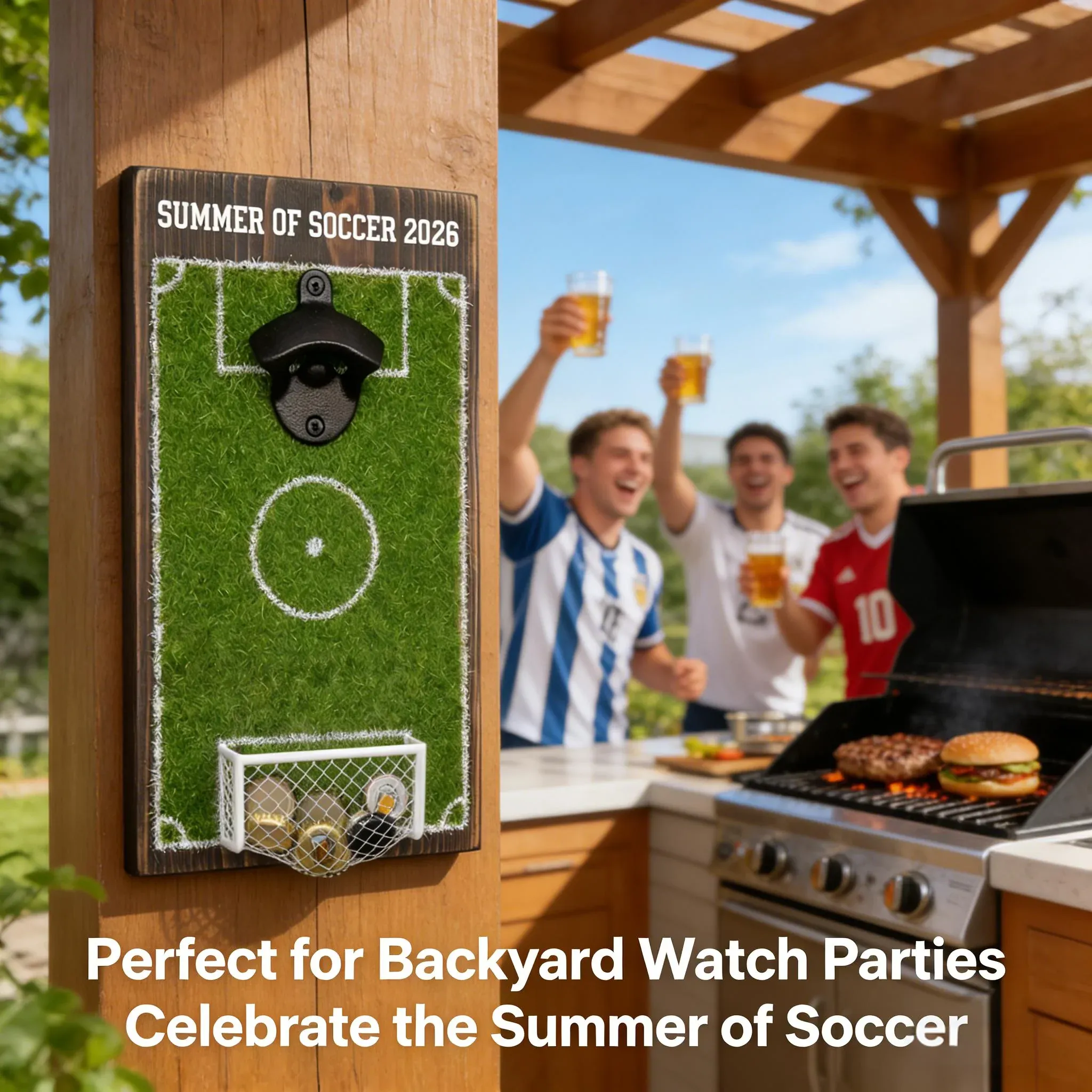 ⚽ Soccer Field Bottle Opener Wall Decor - Image 6