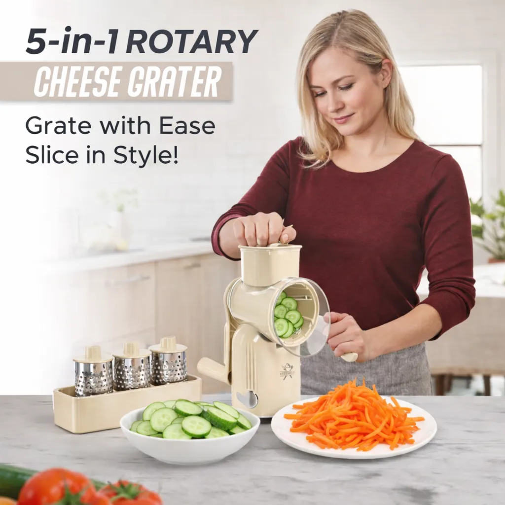✨ 5-in-1 Rotary Hand Grater 🔥 - Image 6