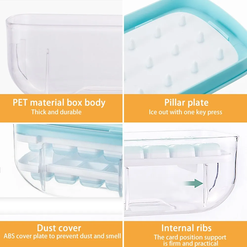 🔥Summer Hot Sale🔥Press Type Ice Cube Maker - Image 8
