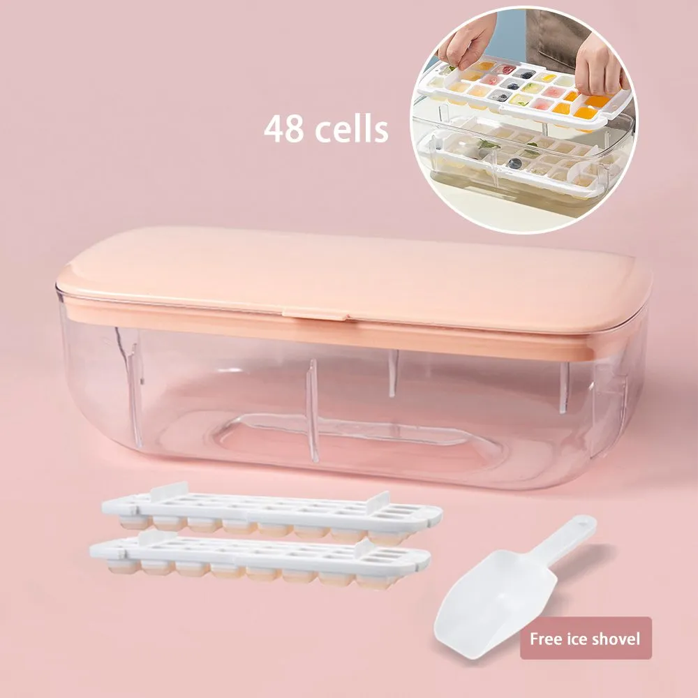 🔥Summer Hot Sale🔥Press Type Ice Cube Maker - Image 14