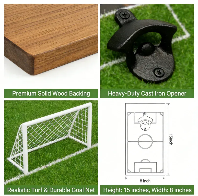 ⚽ Soccer Field Bottle Opener Wall Decor - Image 4