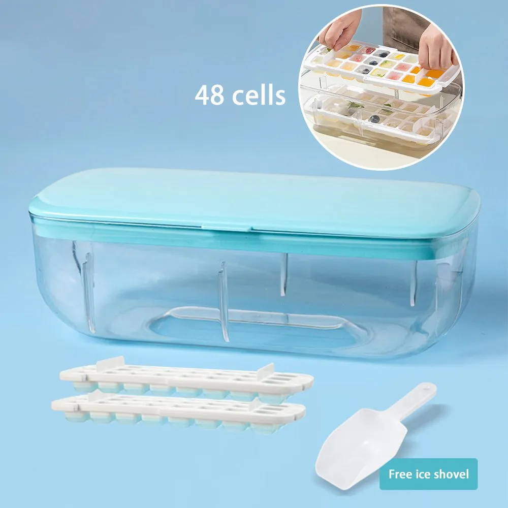 🔥Summer Hot Sale🔥Press Type Ice Cube Maker - Image 18