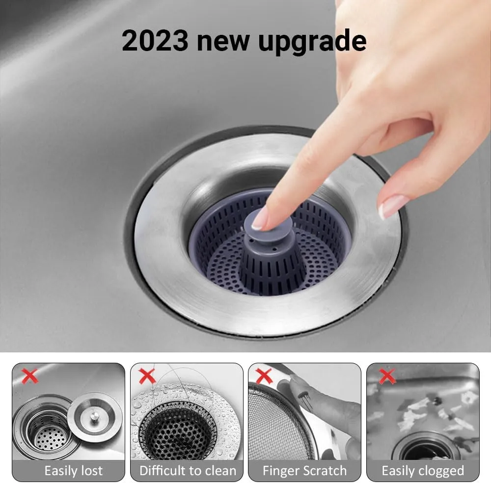 (🔥FACTORY OUTLET-49% OFF) 3-in-1 Stainless Steel Sink Aid - Image 4