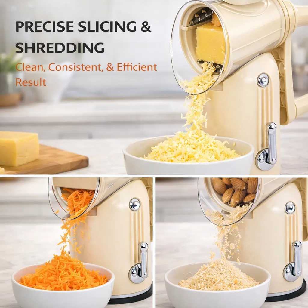 ✨ 5-in-1 Rotary Hand Grater 🔥 - Image 5