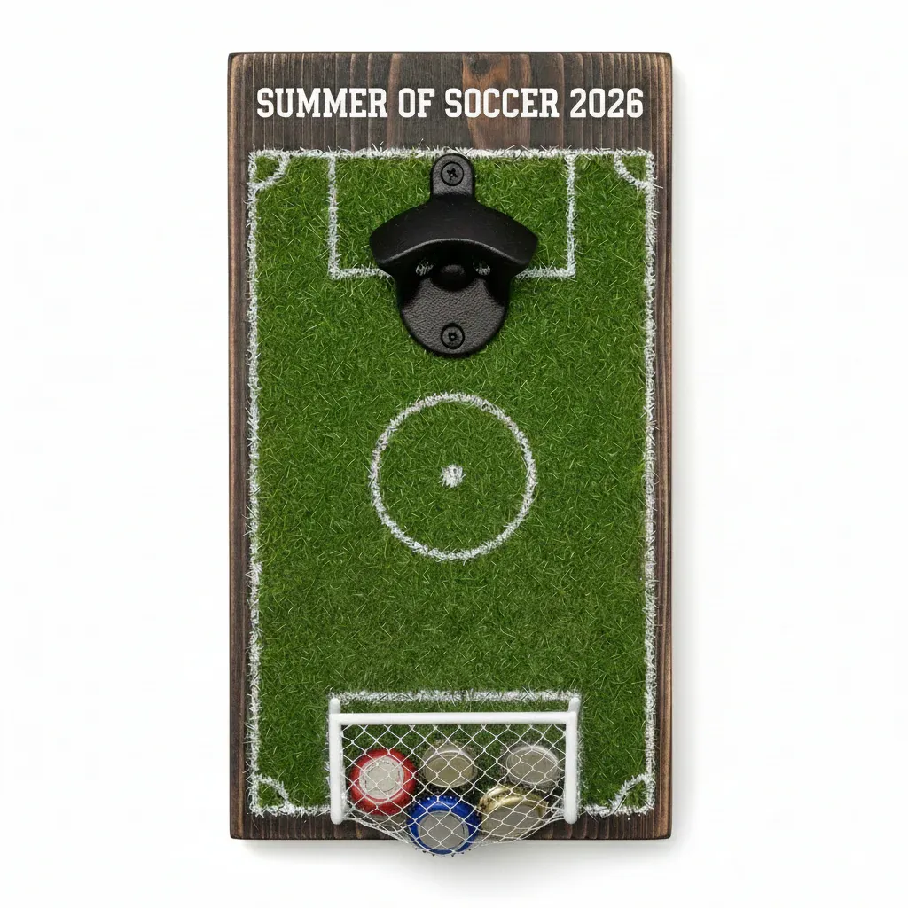 ⚽ Soccer Field Bottle Opener Wall Decor - Image 2