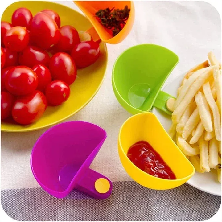 Dip Clip Bowl Plate Holder(4 Pcs/Set) - Image 2
