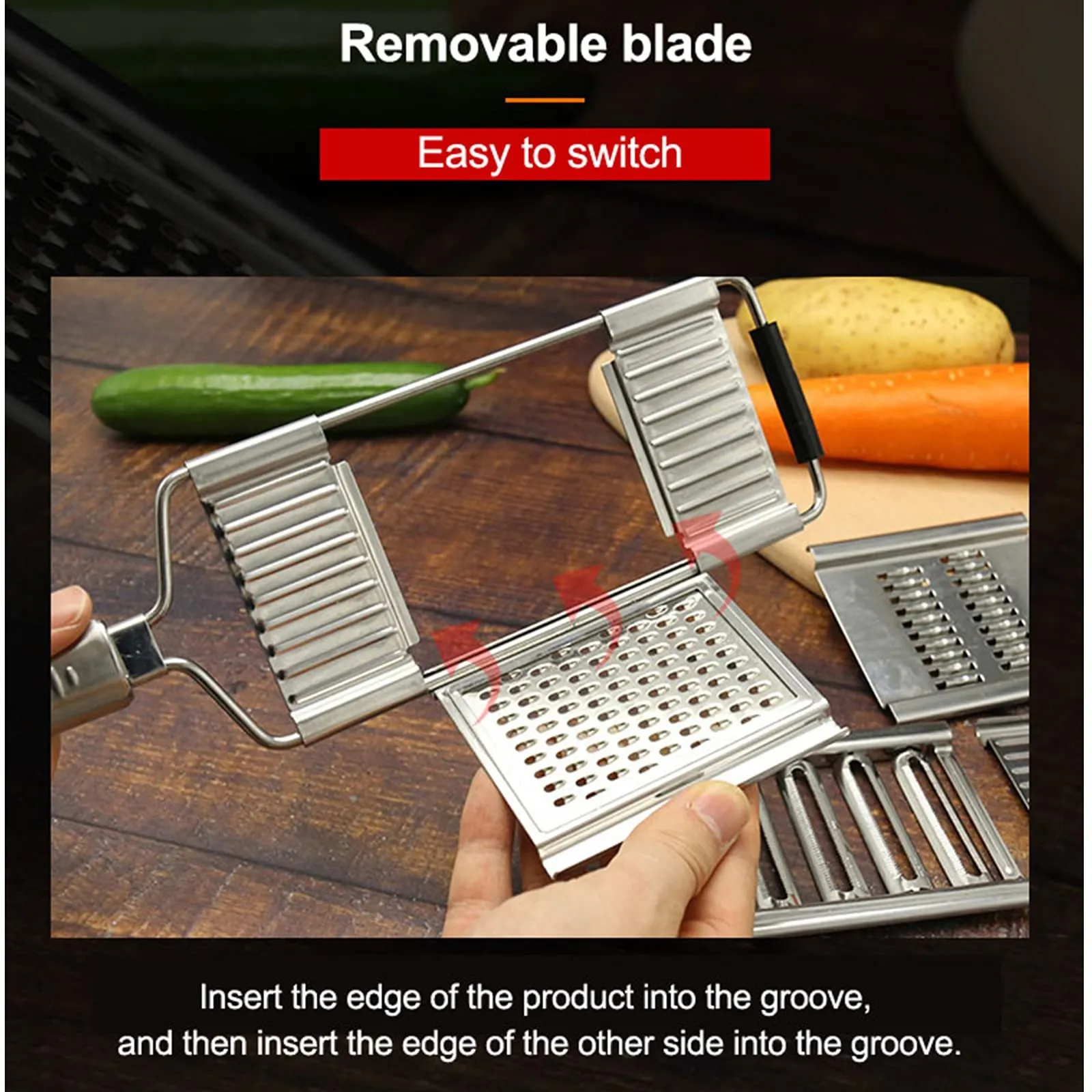 💖Multi-Purpose Vegetable Slicer Cuts Set - Image 8