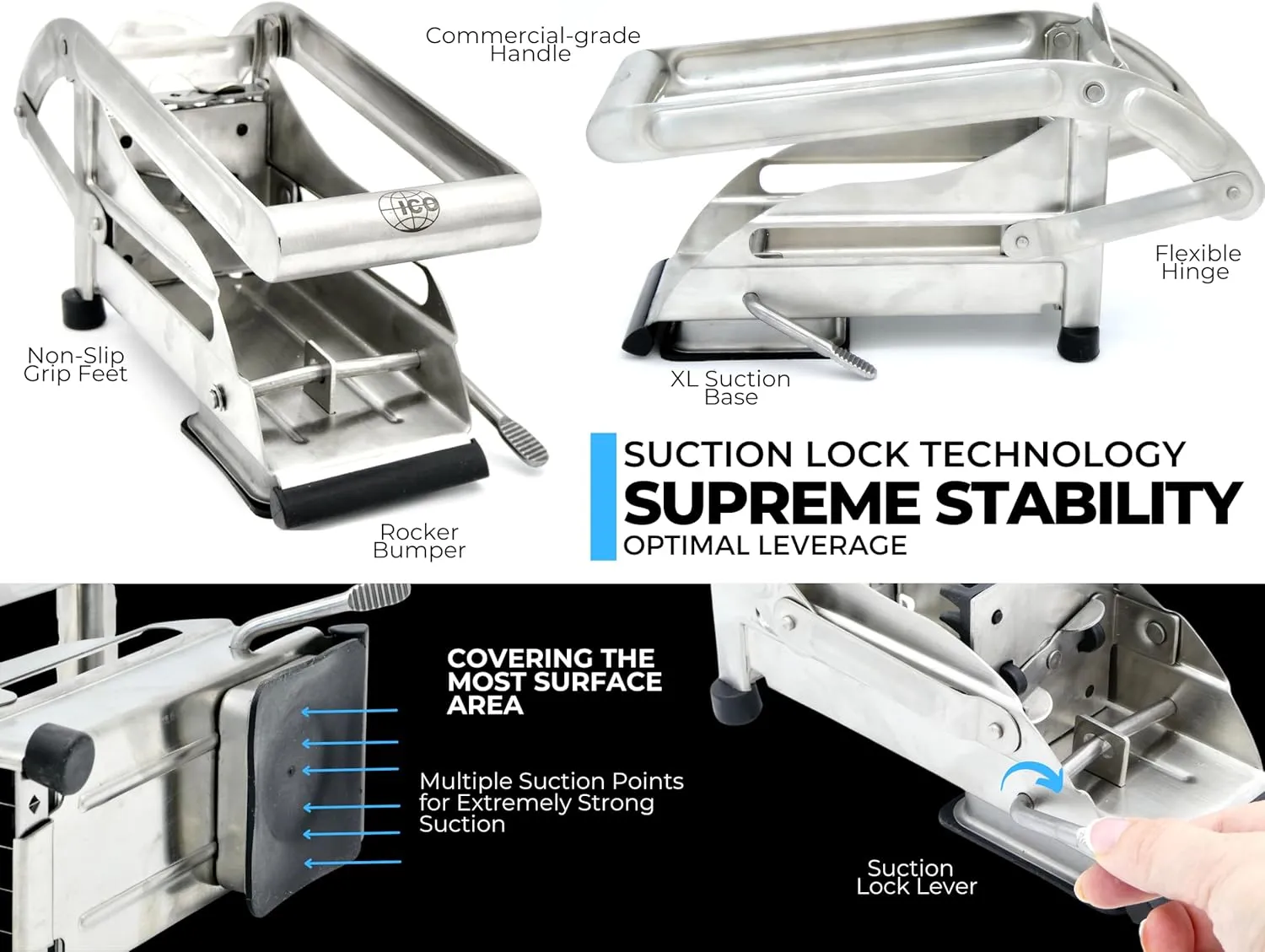 🔥 Best Seller - Sopito Home Professional Stainless Steel Potato Cutter 🏡🔪 - Image 5