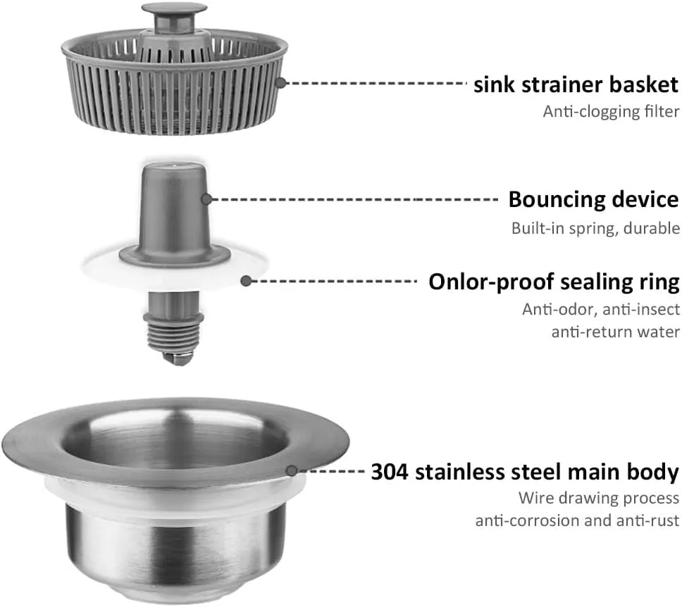 (🔥FACTORY OUTLET-49% OFF) 3-in-1 Stainless Steel Sink Aid - Image 7