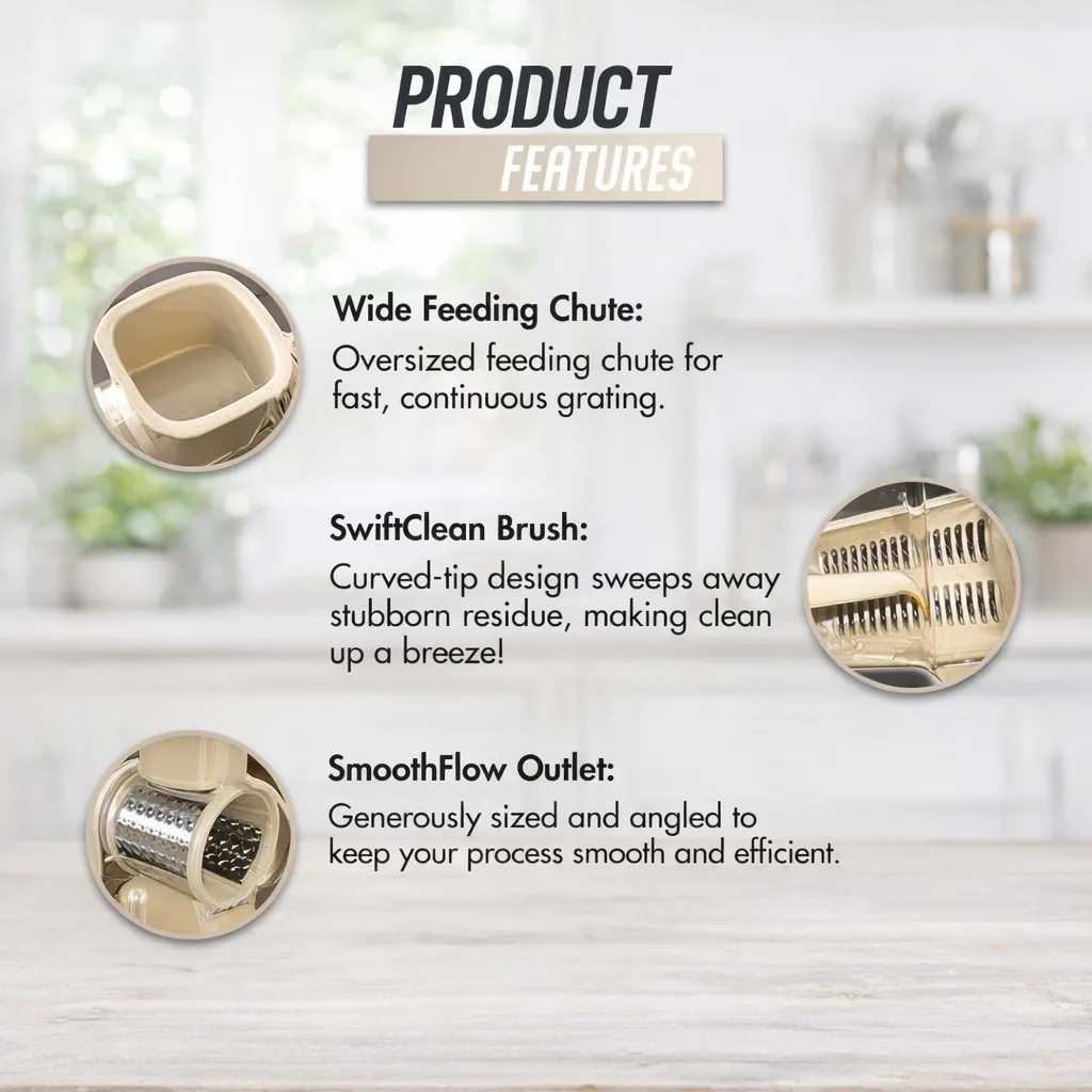 ✨ 5-in-1 Rotary Hand Grater 🔥 - Image 9