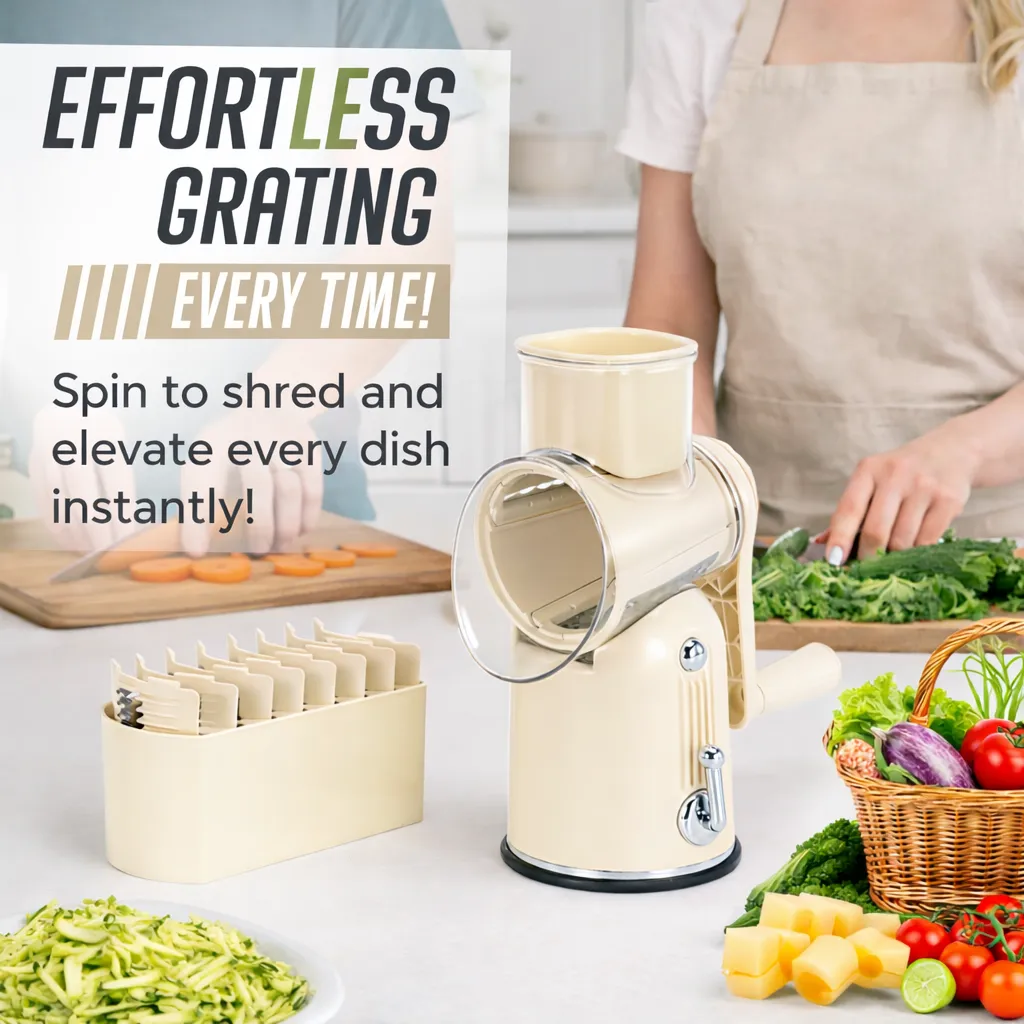 ✨ 5-in-1 Rotary Hand Grater 🔥 - Image 3