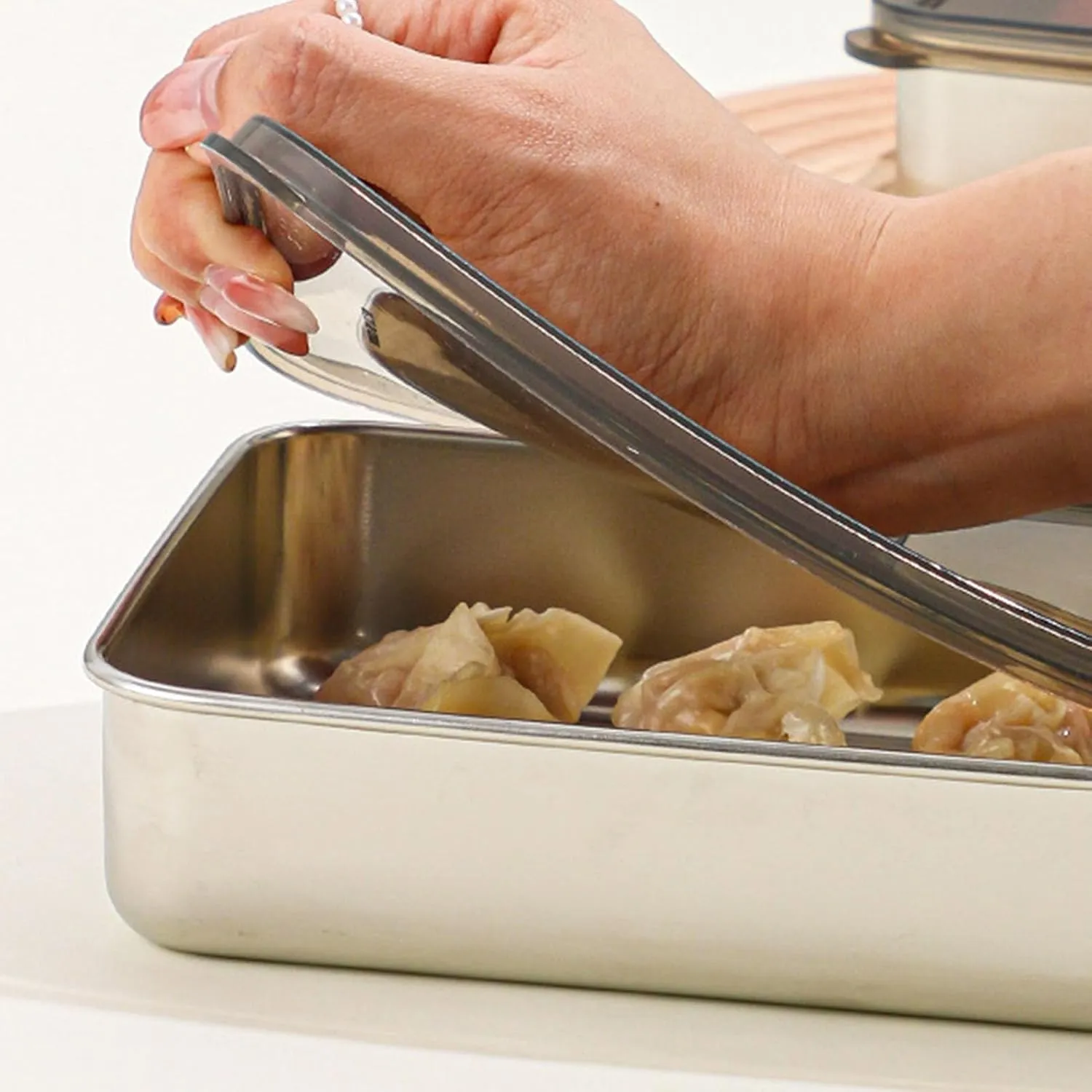 Stainless Steel Food Containers with Sealing Lids🥗 - Image 6