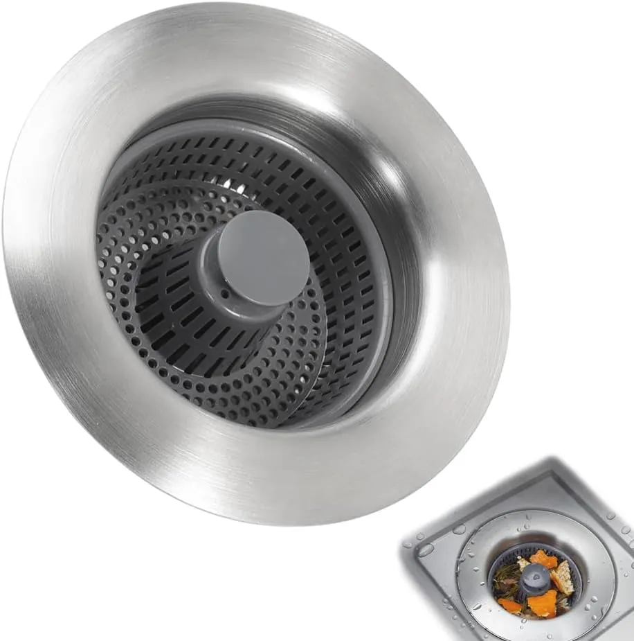 (🔥FACTORY OUTLET-49% OFF) 3-in-1 Stainless Steel Sink Aid