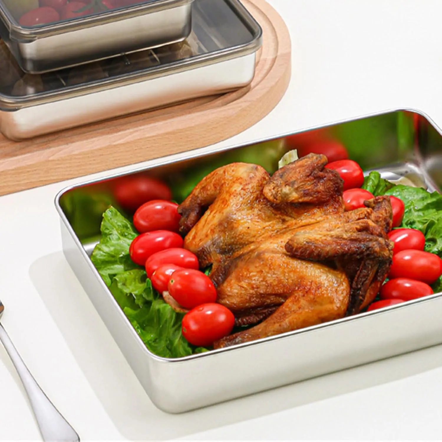 Stainless Steel Food Containers with Sealing Lids🥗 - Image 5