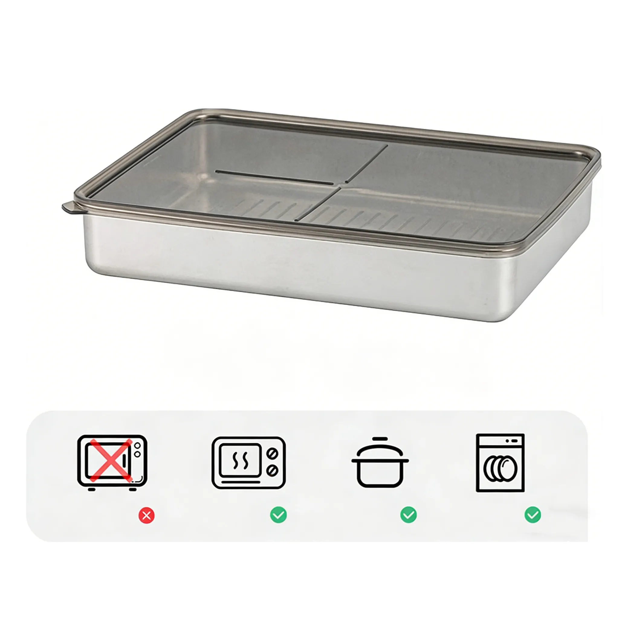Stainless Steel Food Containers with Sealing Lids🥗 - Image 9