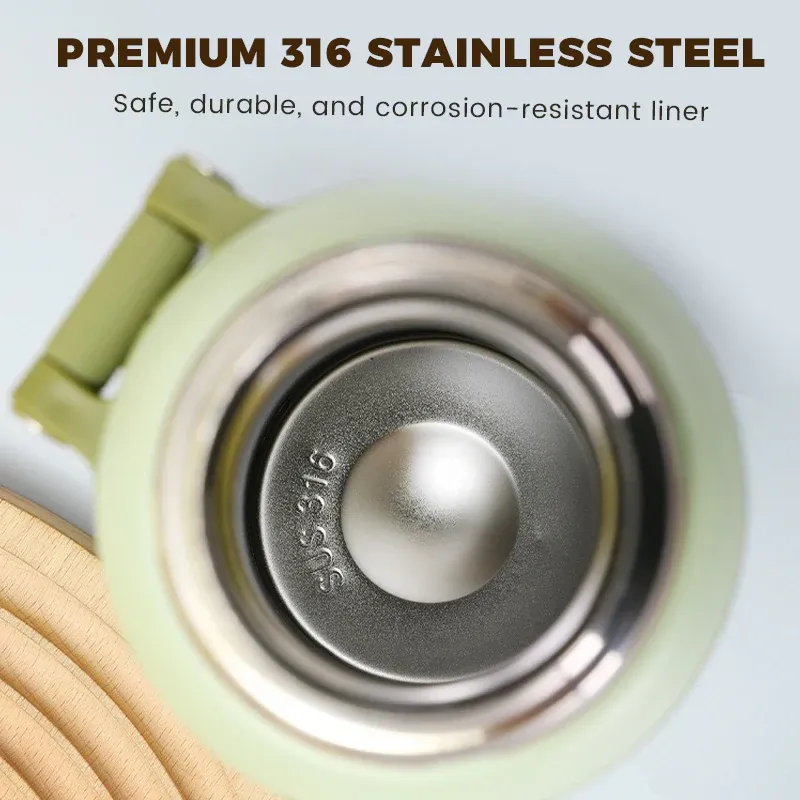 Stainless Steel Vacuum-Insulated Bottle with Lidded Cup - Image 5