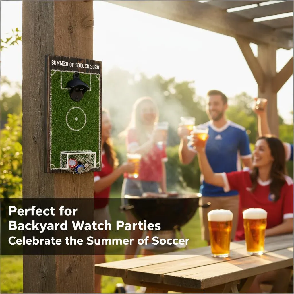 ⚽ Soccer Field Bottle Opener Wall Decor - Image 5