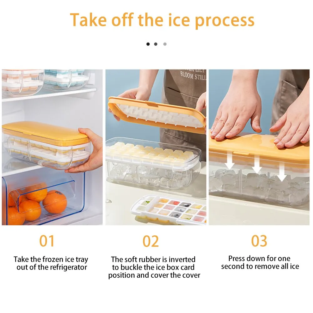 🔥Summer Hot Sale🔥Press Type Ice Cube Maker - Image 5