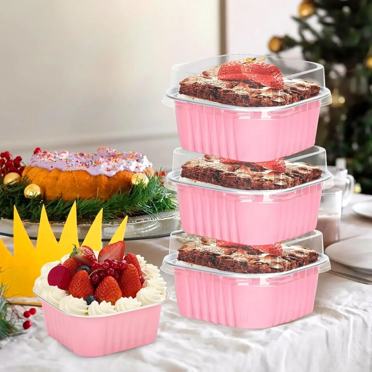 Mini Square Baking Cups