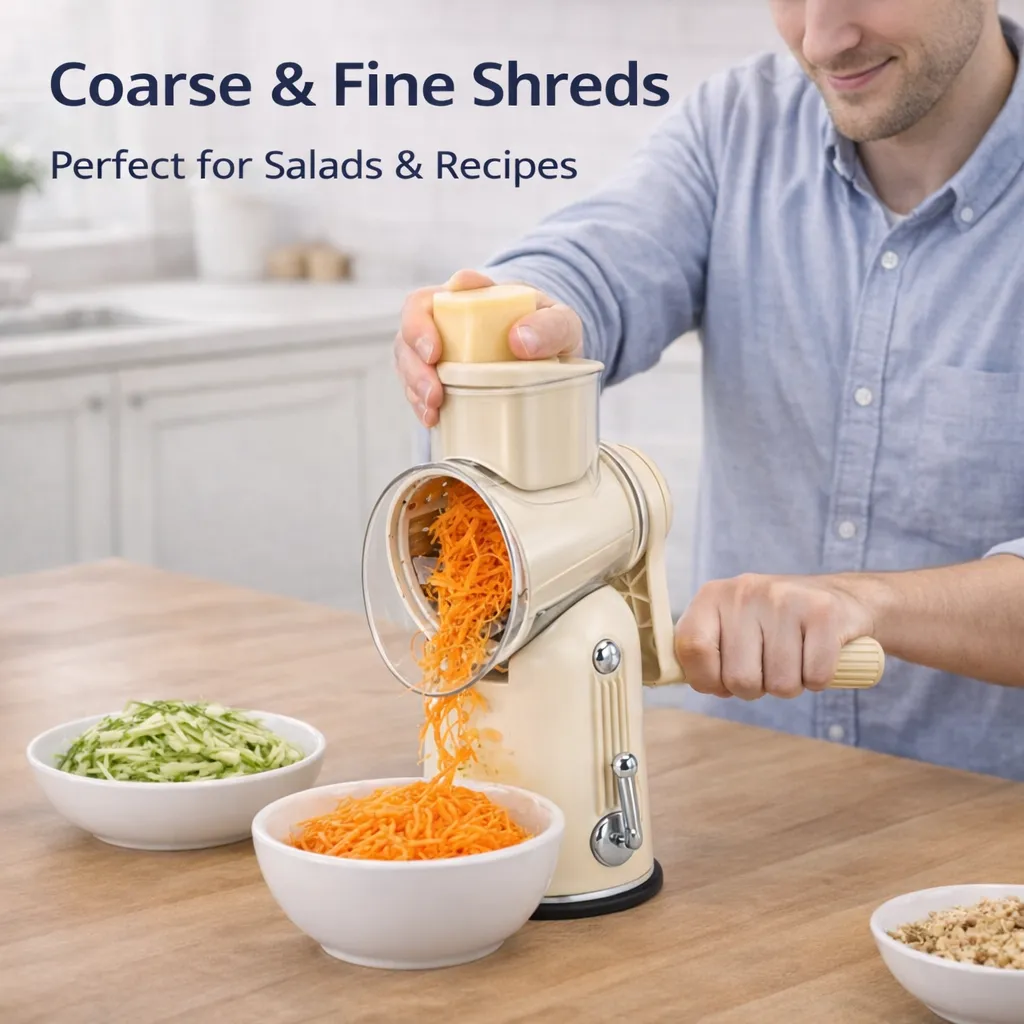 ✨ 5-in-1 Rotary Hand Grater 🔥 - Image 4