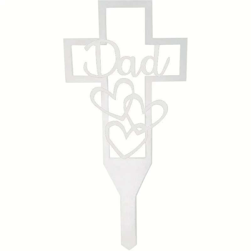 Cemetery Memorial Cross Stake for Parents - Image 35