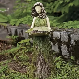 🔥Forest Girl Bird Feeder(6inch Height)🌙
