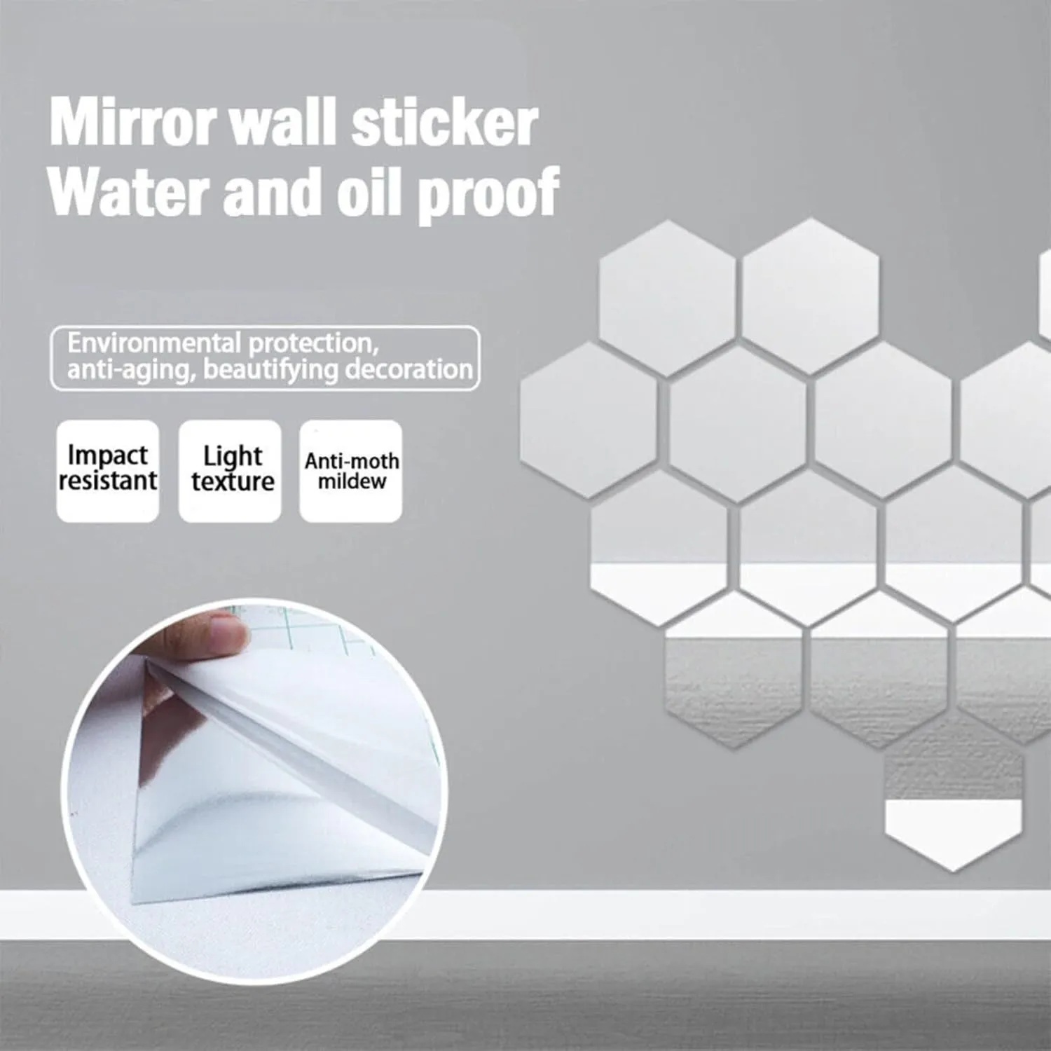 🔥A mirror that won't break-Self Adhesive Mirrors Sheets🥰❤️ - Image 2