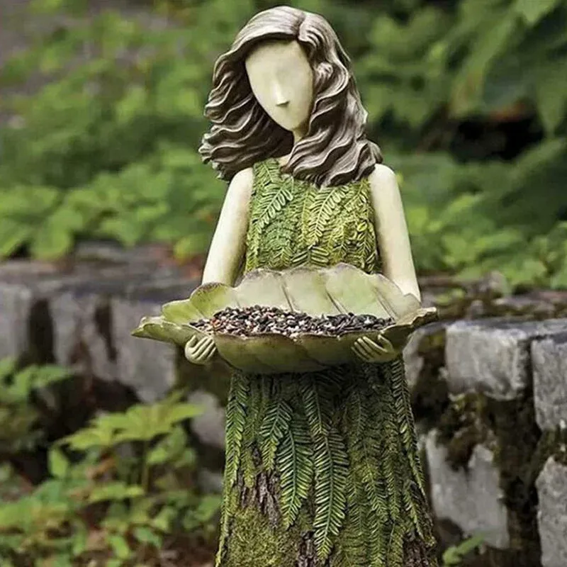 🔥Forest Girl Bird Feeder(6inch Height)🌙 - Image 7