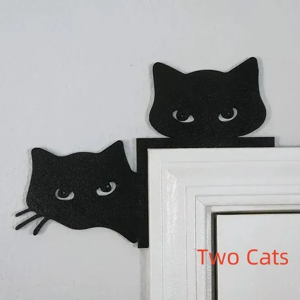 Metal Adorable Cat Door Topper - Image 8