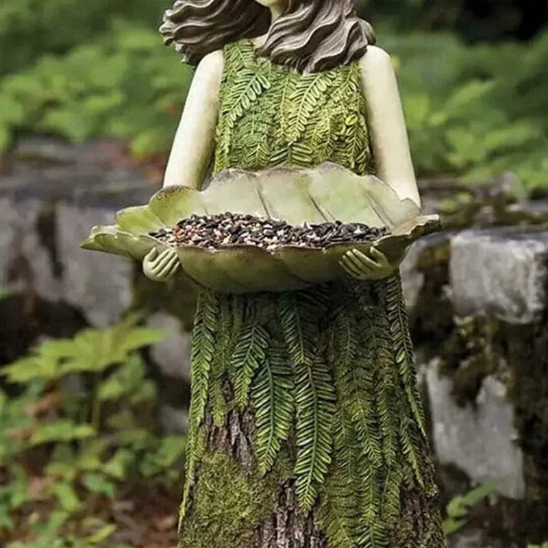 🔥Forest Girl Bird Feeder(6inch Height)🌙 - Image 9