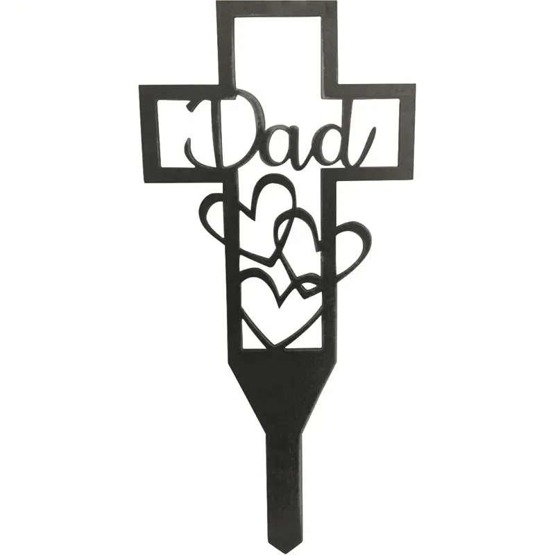 Cemetery Memorial Cross Stake for Parents - Image 33
