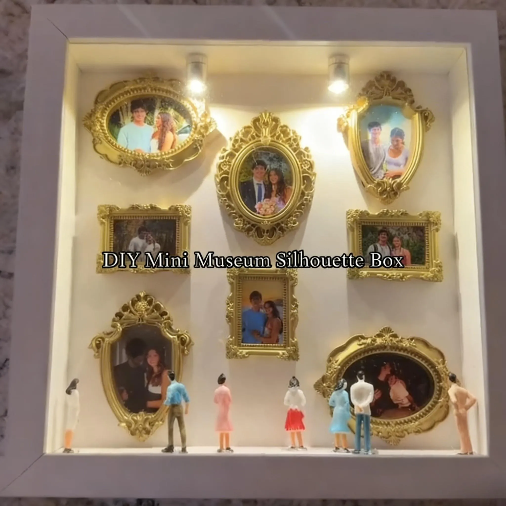 ✨🖼️DIY Mini Museum Silhouette Box – Celebrate Your Unique Memories in Style 💖 - Image 2
