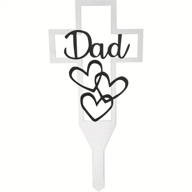 Cemetery Memorial Cross Stake for Parents - Image 34