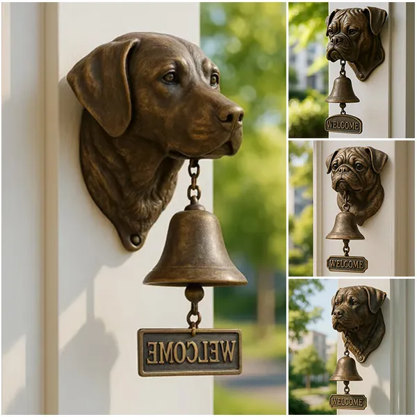 ✨🔥Handmade Dog Welcome Bell