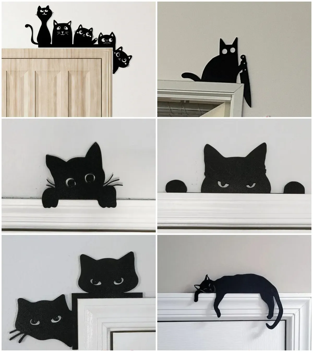 Metal Adorable Cat Door Topper - Image 10