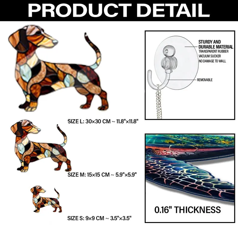 Dachshund Window Hanging - Image 3