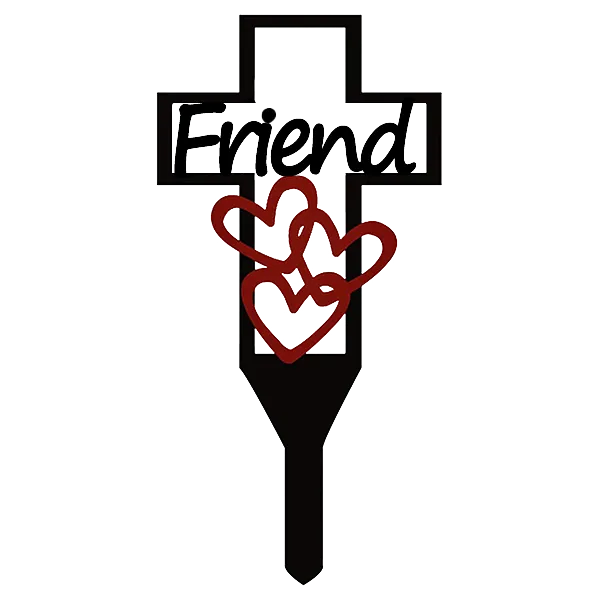 Cemetery Memorial Cross Stake for Parents - Image 28
