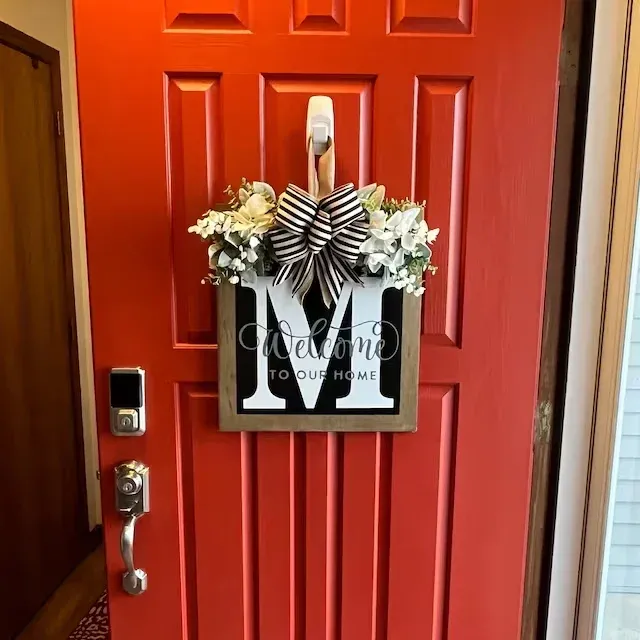 Welcome Front Door Wreath - Image 5