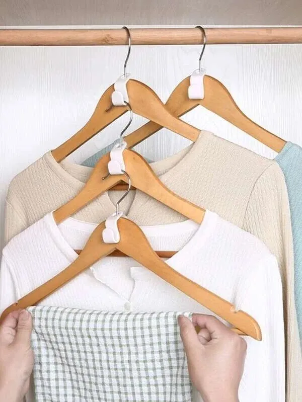 【🔥The 2024 The best closet helper】Space-Saving Clothes Hanger Connector Hooks - Image 4