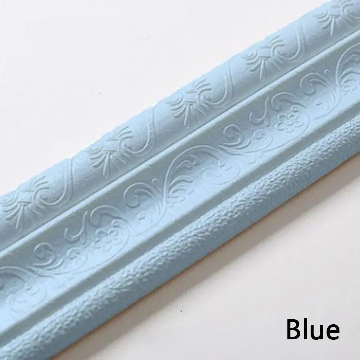 Self-Adhesive Environmental Protection 3D Wall Edging Strip (7.55 FEET/ROLL) - Image 12