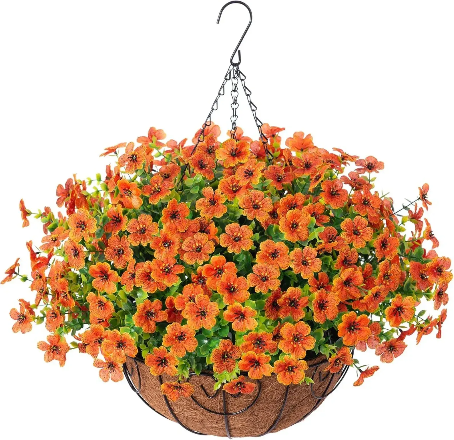 FREE SHIPPING!🔥Simulated Hanging Flower Basket 🌸No Watering💧. No Wilting. Just Perfect Blooms. - Image 22
