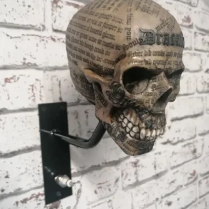 ☠️🏴☠️Skull holder for motorcycle helmet and jacket