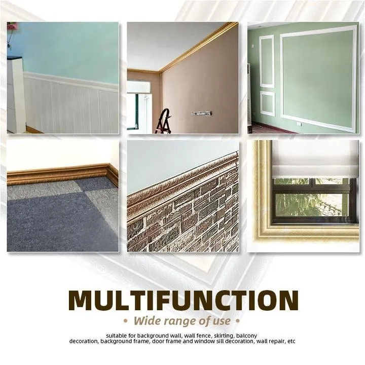 Self-Adhesive Environmental Protection 3D Wall Edging Strip (7.55 FEET/ROLL) - Image 5