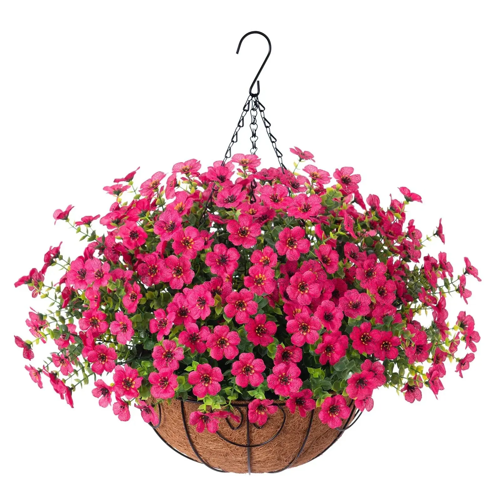 FREE SHIPPING!🔥Simulated Hanging Flower Basket 🌸No Watering💧. No Wilting. Just Perfect Blooms. - Image 29