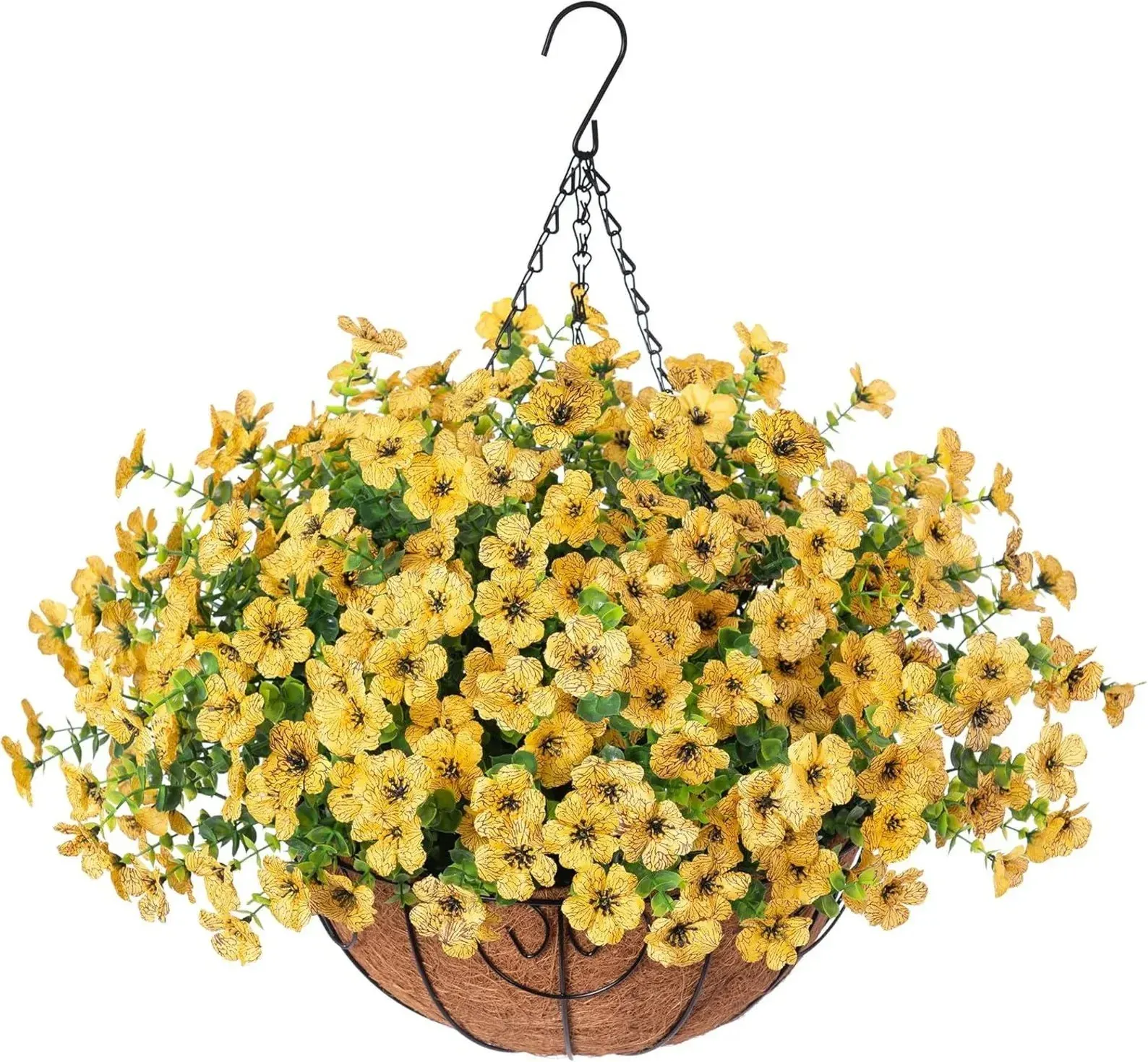 FREE SHIPPING!🔥Simulated Hanging Flower Basket 🌸No Watering💧. No Wilting. Just Perfect Blooms. - Image 25