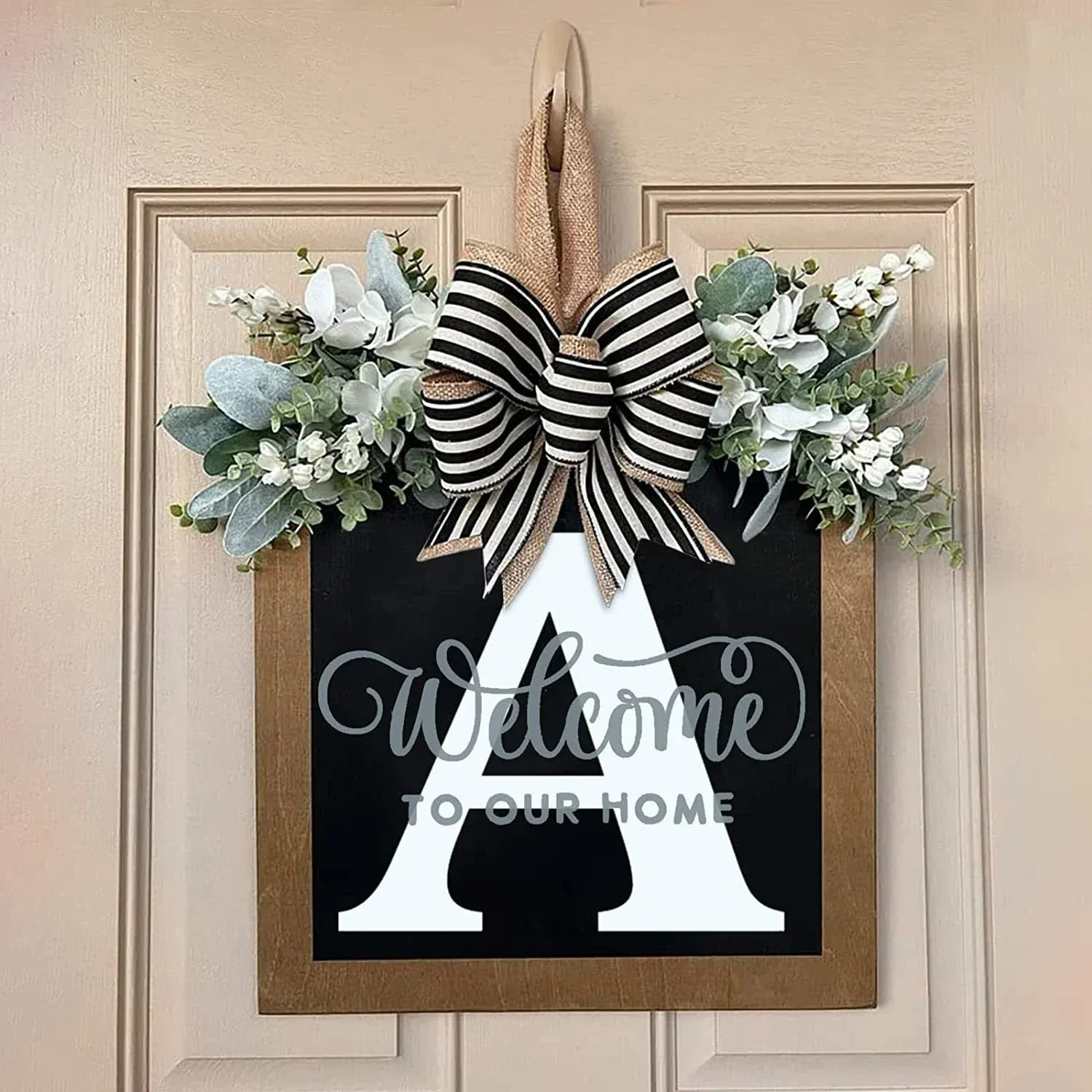 Welcome Front Door Wreath - Image 7