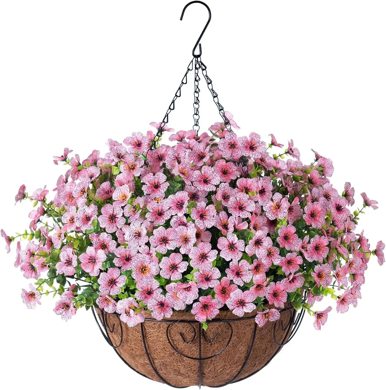 FREE SHIPPING!🔥Simulated Hanging Flower Basket 🌸No Watering💧. No Wilting. Just Perfect Blooms. - Image 28