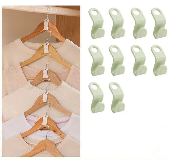 【🔥The 2024 The best closet helper】Space-Saving Clothes Hanger Connector Hooks - Image 9