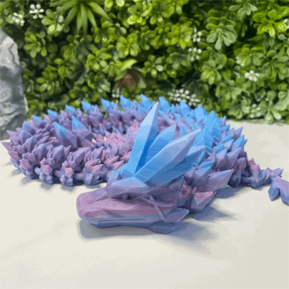 Articulated Crystal Dragon and Dragon Egg - Image 6